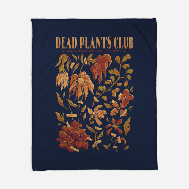 Dead Plants Club-None-Fleece-Blanket-eduely