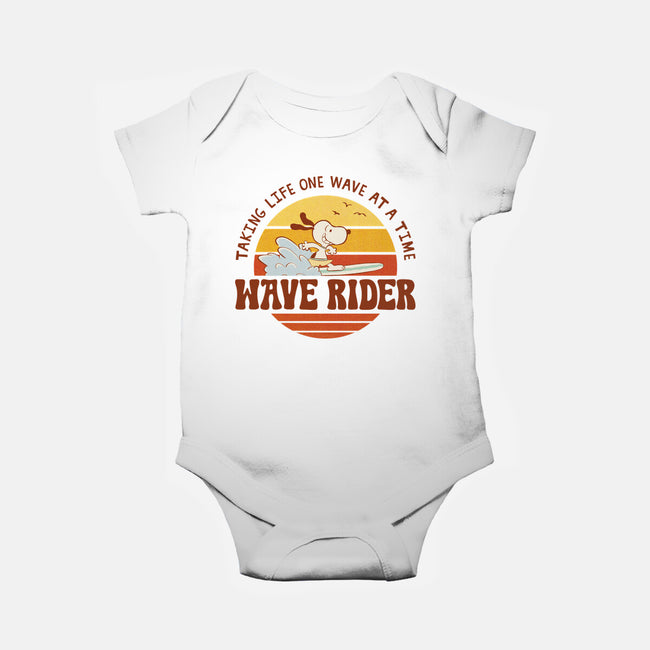 One Wave At A Time-Baby-Basic-Onesie-LiRoVi