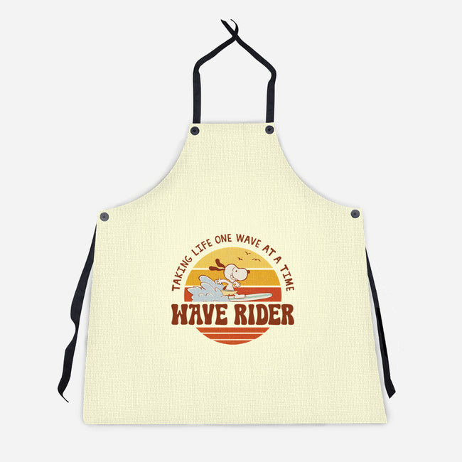 One Wave At A Time-Unisex-Kitchen-Apron-LiRoVi