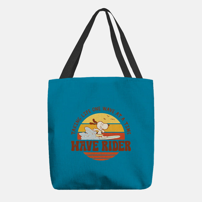 One Wave At A Time-None-Basic Tote-Bag-LiRoVi