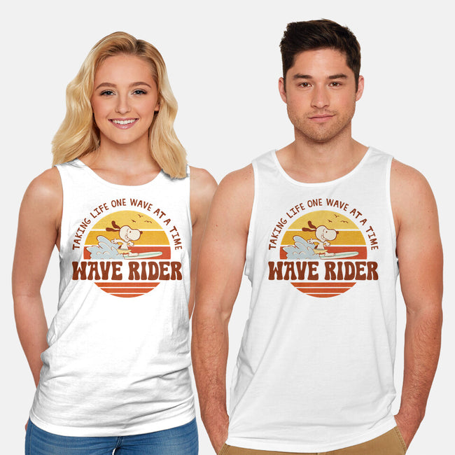 One Wave At A Time-Unisex-Basic-Tank-LiRoVi