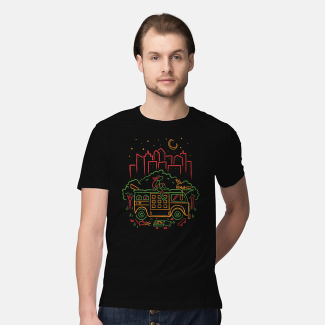 Red Turtle Van Life-Mens-Premium-Tee-Aarons Art Room