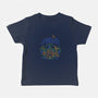 Blue Turtle Van Life-Baby-Basic-Tee-Aarons Art Room