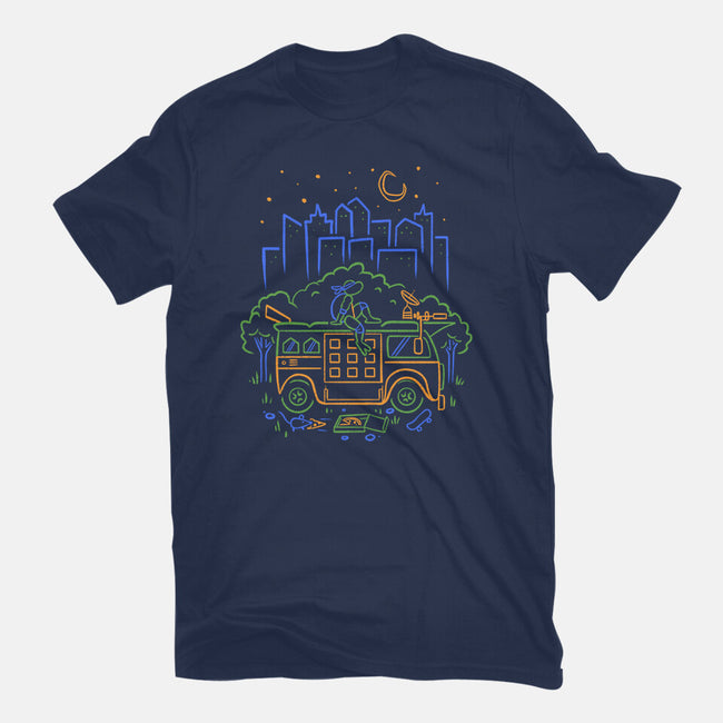 Blue Turtle Van Life-Mens-Premium-Tee-Aarons Art Room