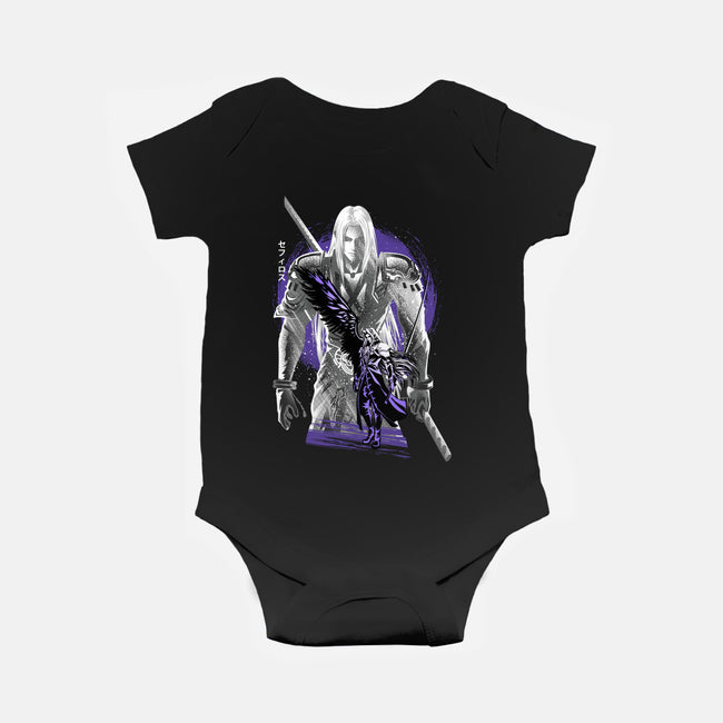 Angel Of Death Sephiroth-Baby-Basic-Onesie-hypertwenty