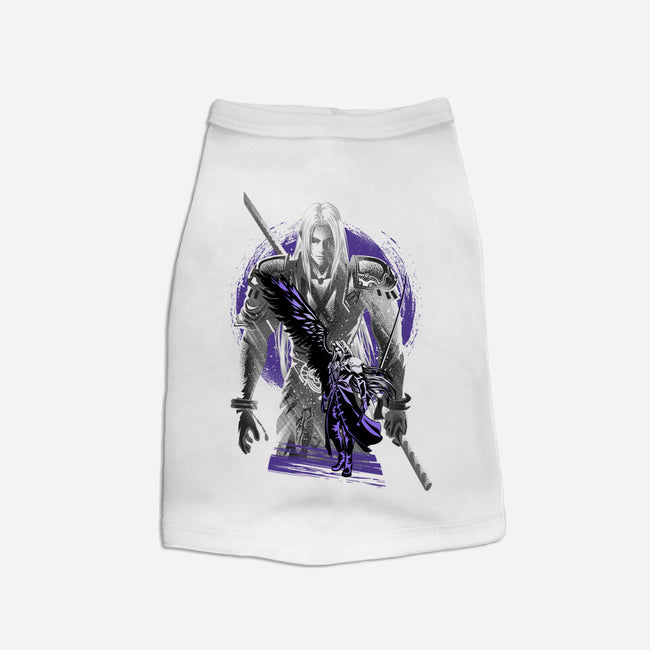 Angel Of Death Sephiroth-Dog-Basic-Pet Tank-hypertwenty