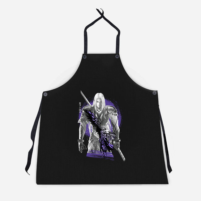 Angel Of Death Sephiroth-Unisex-Kitchen-Apron-hypertwenty