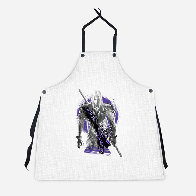 Angel Of Death Sephiroth-Unisex-Kitchen-Apron-hypertwenty