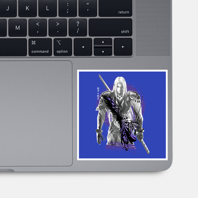 Angel Of Death Sephiroth-None-Glossy-Sticker-hypertwenty