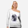 Angel Of Death Sephiroth-Womens-Off Shoulder-Sweatshirt-hypertwenty