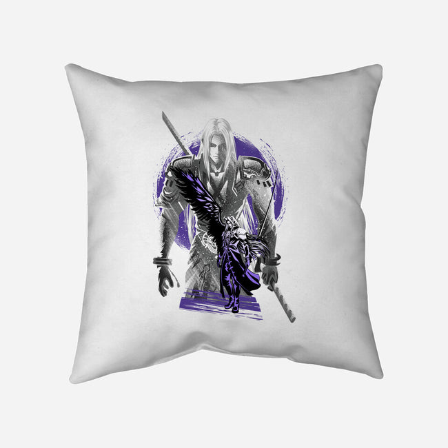 Angel Of Death Sephiroth-None-Removable Cover-Throw Pillow-hypertwenty