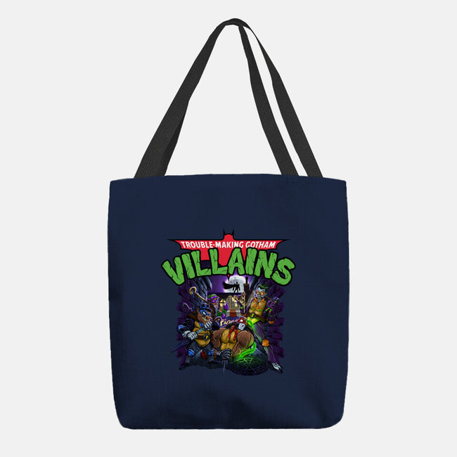 Trouble-Making Gotham Villains-None-Basic Tote-Bag-Artist Davee Bee