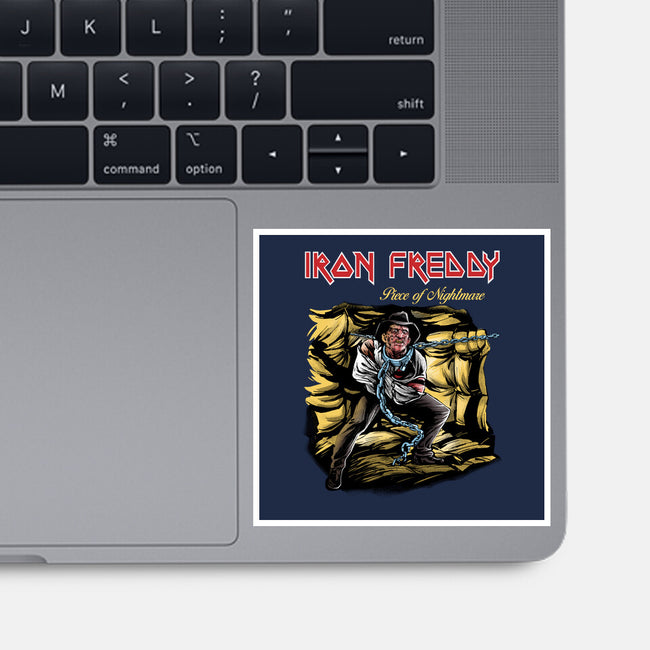 Iron Freddy-None-Glossy-Sticker-zascanauta