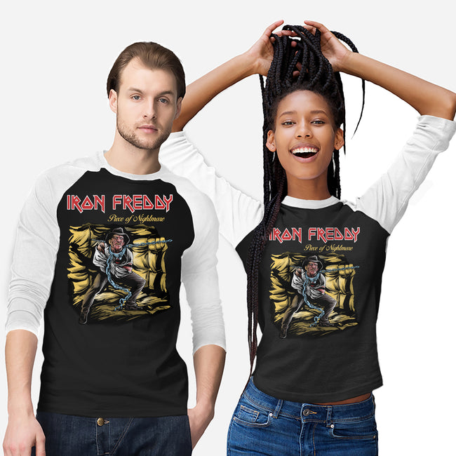 Iron Freddy-Unisex-Baseball-Tee-zascanauta