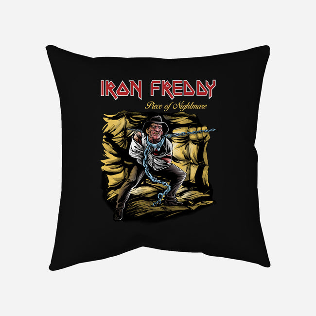 Iron Freddy-None-Removable Cover-Throw Pillow-zascanauta