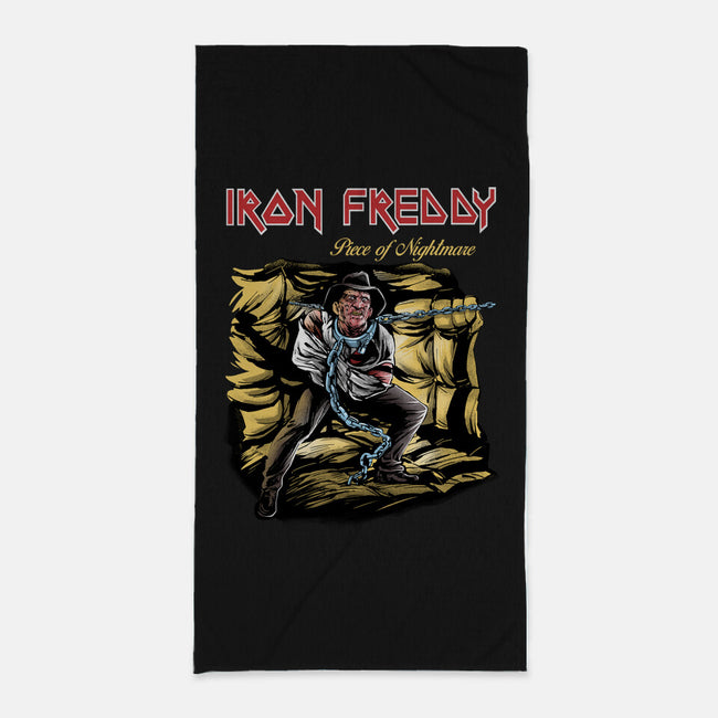 Iron Freddy-None-Beach-Towel-zascanauta