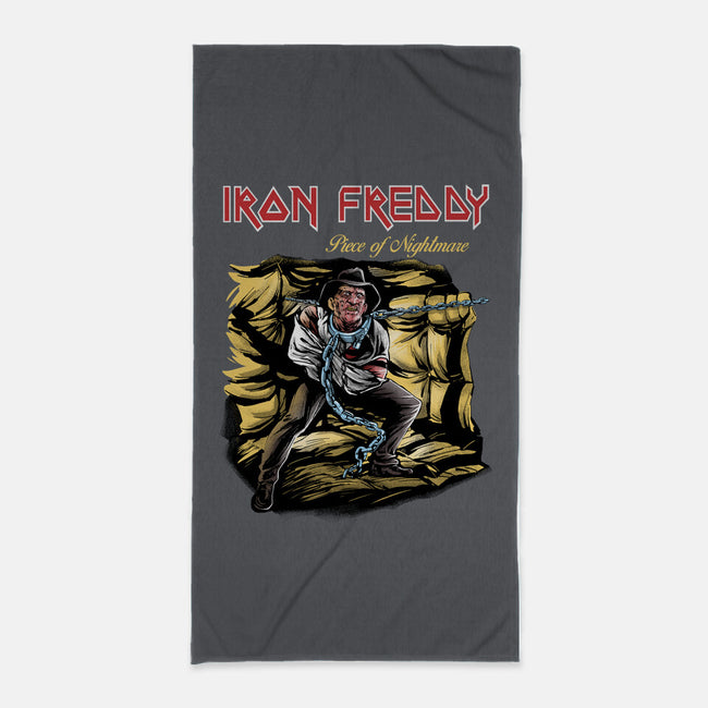 Iron Freddy-None-Beach-Towel-zascanauta