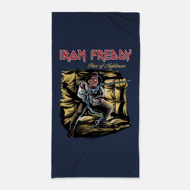 Iron Freddy-None-Beach-Towel-zascanauta