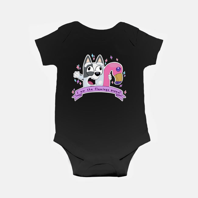 I Am The Flamingo Queen-Baby-Basic-Onesie-Alexhefe