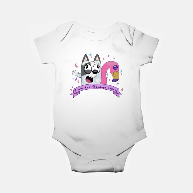 I Am The Flamingo Queen-Baby-Basic-Onesie-Alexhefe