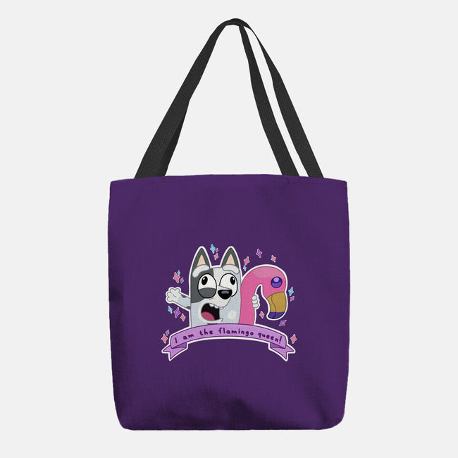 I Am The Flamingo Queen-None-Basic Tote-Bag-Alexhefe