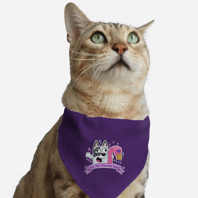 I Am The Flamingo Queen-Cat-Adjustable-Pet Collar-Alexhefe