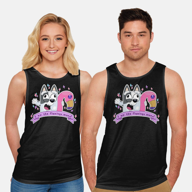 I Am The Flamingo Queen-Unisex-Basic-Tank-Alexhefe