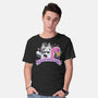 I Am The Flamingo Queen-Mens-Basic-Tee-Alexhefe