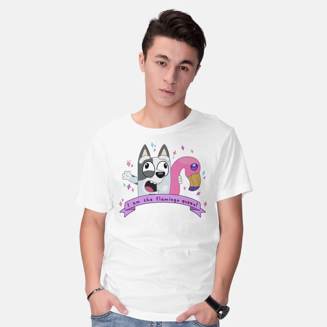 I Am The Flamingo Queen-Mens-Basic-Tee-Alexhefe