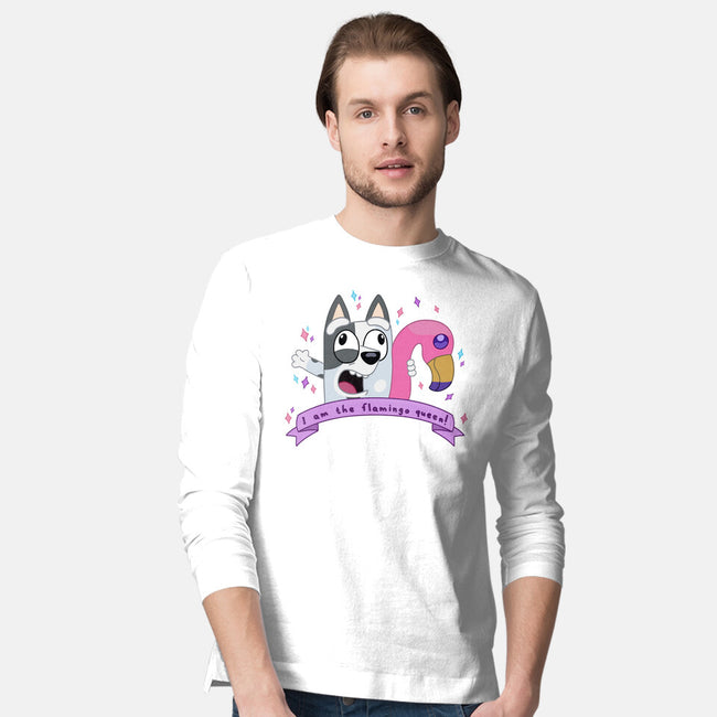 I Am The Flamingo Queen-Mens-Long Sleeved-Tee-Alexhefe