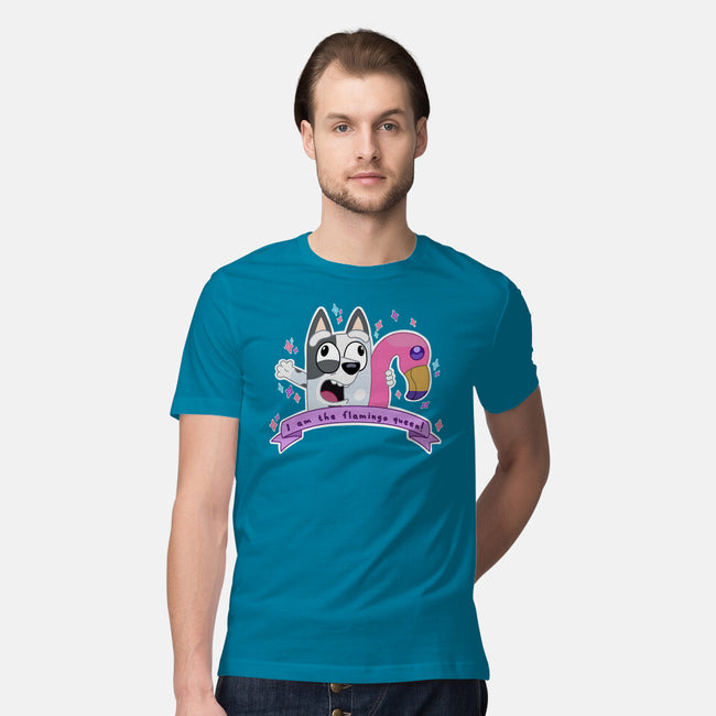 I Am The Flamingo Queen-Mens-Premium-Tee-Alexhefe