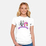 I Am The Flamingo Queen-Womens-Fitted-Tee-Alexhefe