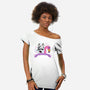 I Am The Flamingo Queen-Womens-Off Shoulder-Tee-Alexhefe