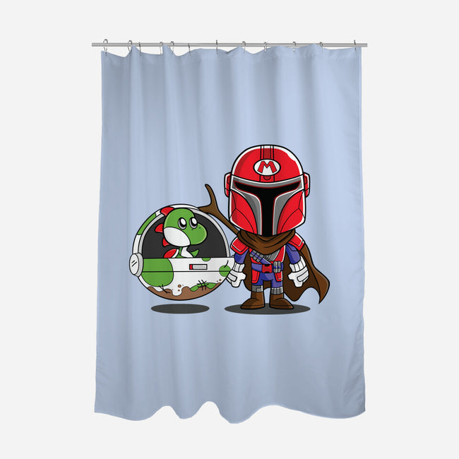 Mariolorian-None-Polyester-Shower Curtain-Foji Kaigon