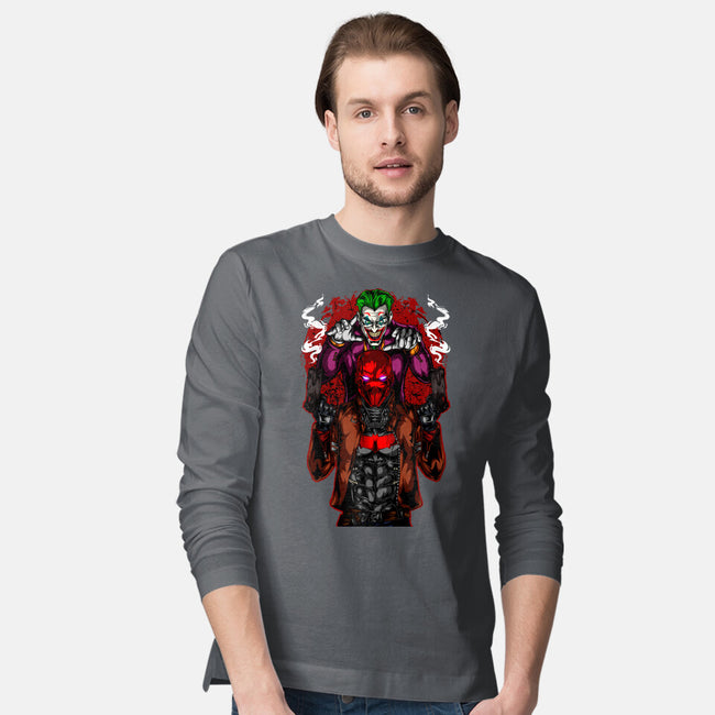 Hi My Great Friend-Mens-Long Sleeved-Tee-Conjura Geek