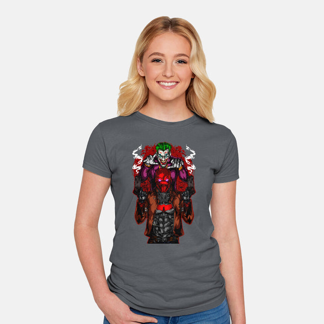 Hi My Great Friend-Womens-Fitted-Tee-Conjura Geek