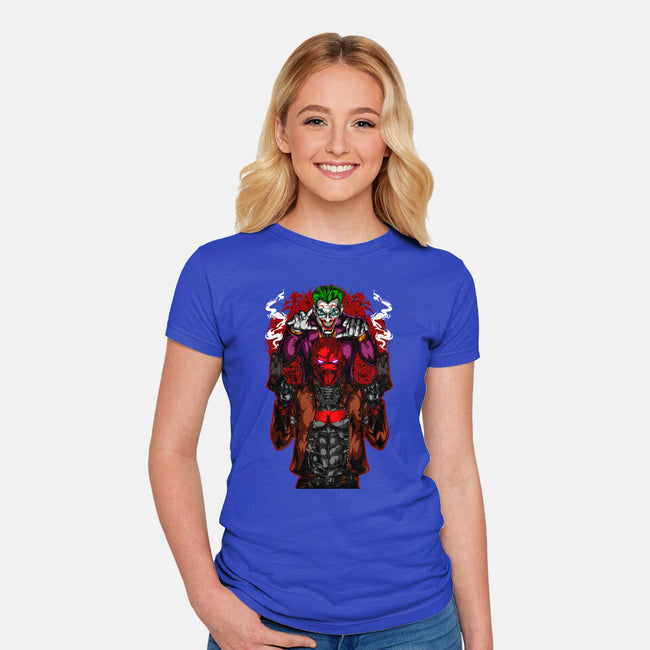 Hi My Great Friend-Womens-Fitted-Tee-Conjura Geek