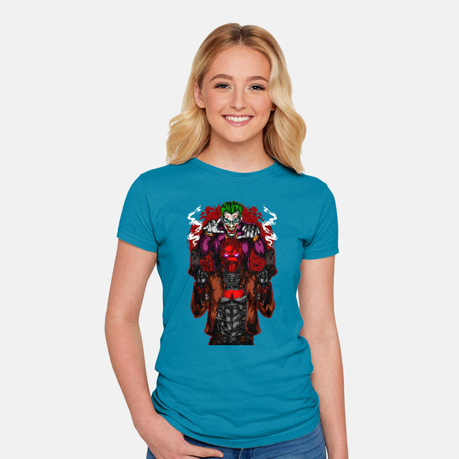 Hi My Great Friend-Womens-Fitted-Tee-Conjura Geek