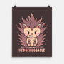 Hedgehuggable-None-Matte-Poster-TechraNova