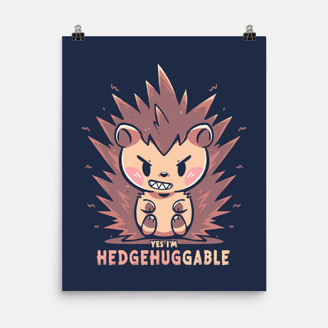 Hedgehuggable-None-Matte-Poster-TechraNova