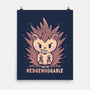 Hedgehuggable-None-Matte-Poster-TechraNova