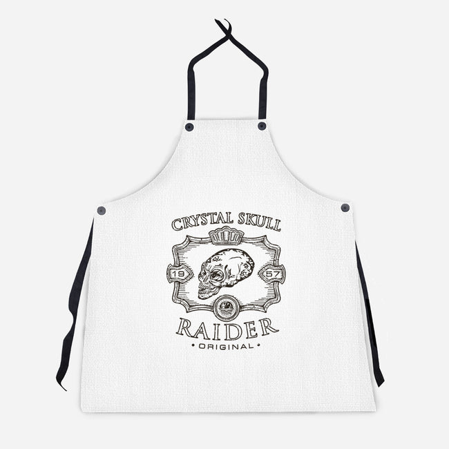 Crystal Skull Raider-Unisex-Kitchen-Apron-Olipop