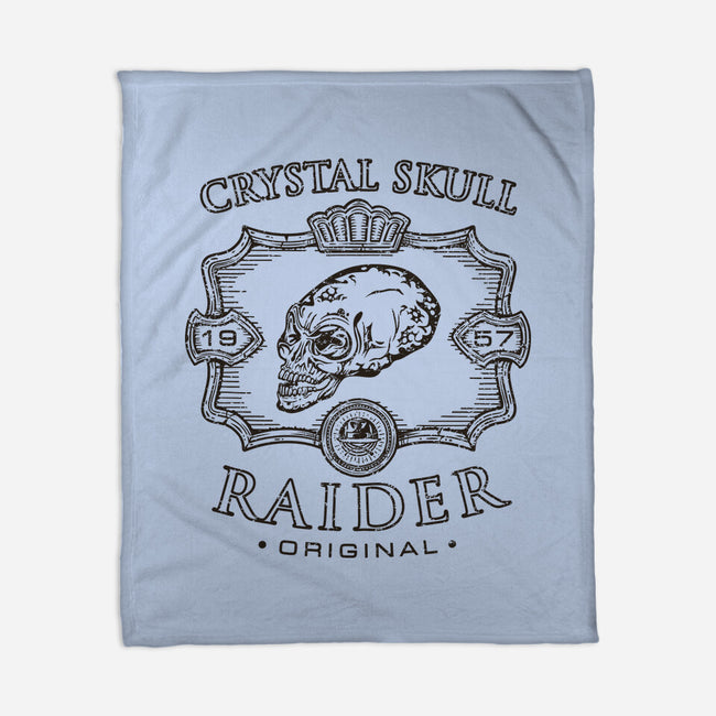 Crystal Skull Raider-None-Fleece-Blanket-Olipop