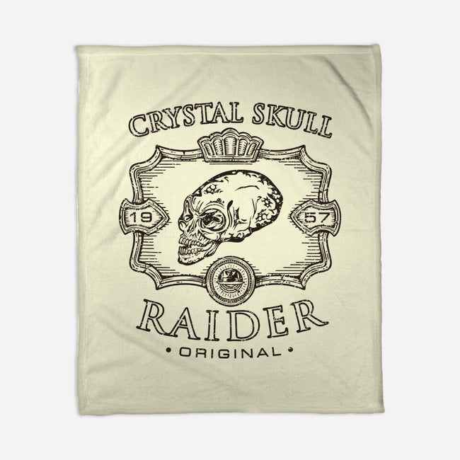 Crystal Skull Raider-None-Fleece-Blanket-Olipop