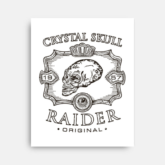 Crystal Skull Raider-None-Stretched-Canvas-Olipop