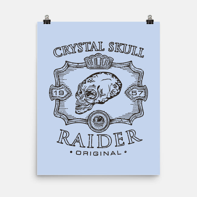 Crystal Skull Raider-None-Matte-Poster-Olipop