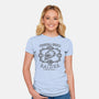 Crystal Skull Raider-Womens-Fitted-Tee-Olipop