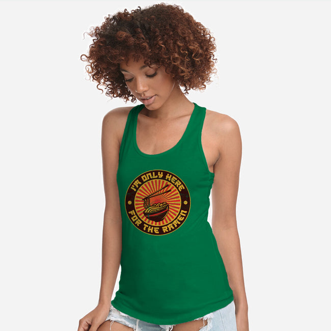 I'm Only Here For The Ramen-Womens-Racerback-Tank-sachpica