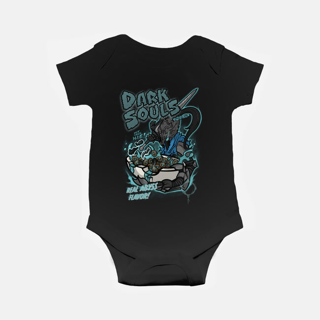 Dark Souls Chocolate-Baby-Basic-Onesie-10GU