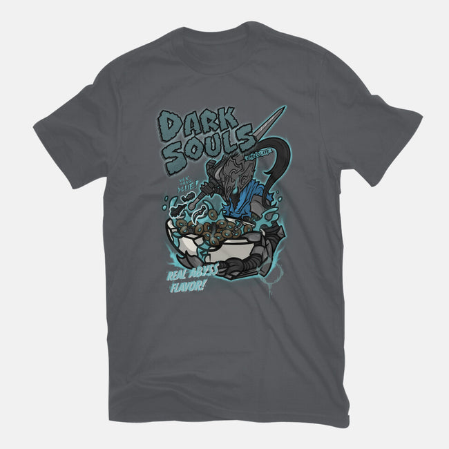 Dark Souls Chocolate-Womens-Fitted-Tee-10GU